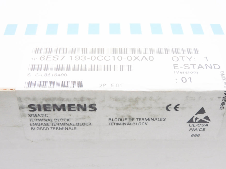 SIEMENS 6ES7193-0CC10-0XA0 NSFS