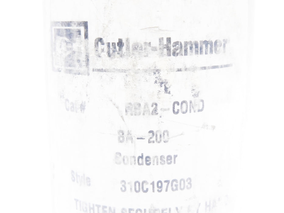 CUTLER HAMMER RBA2-COND NSNP