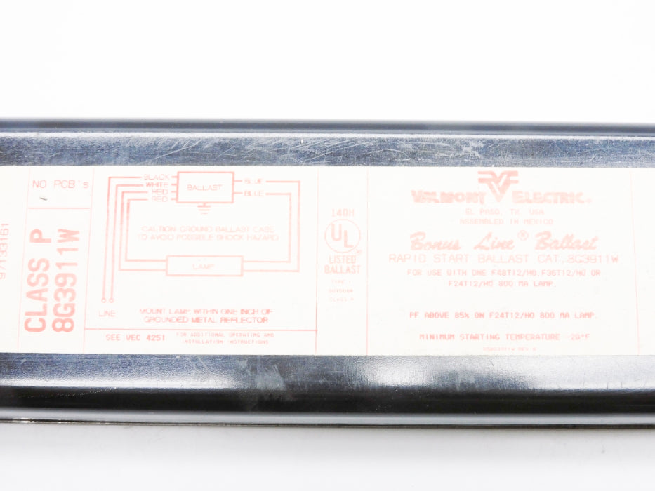 VALMONT ELECTRIC 8G3911W NSNP