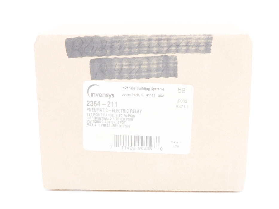INVENSYS 2364-211 4-20PSIG (AS PICTURED) NSMP