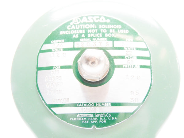 ASCO 82686 120V 120PSI 3/8" UNMP