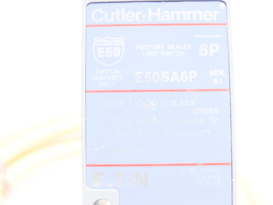 CUTLER HAMMER E50SA6P SER. A1 UNMP