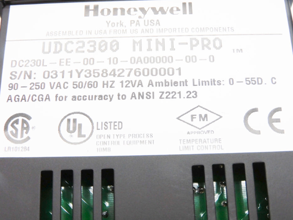 HONEYWELL DC230L-EE-00-10-0A00000-00-0 NSNP