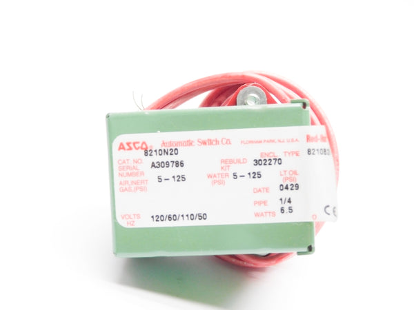 ASCO 8210N20 5-125PSI 1/4" NSNP