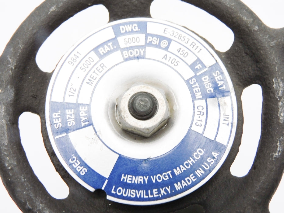 HENRY VOGT E-32853R11 5000PSI 1/2" NSNP