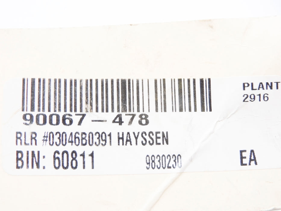 HAYSSEN 03046B0391 90067-478 (AS PICTURED) UNMP