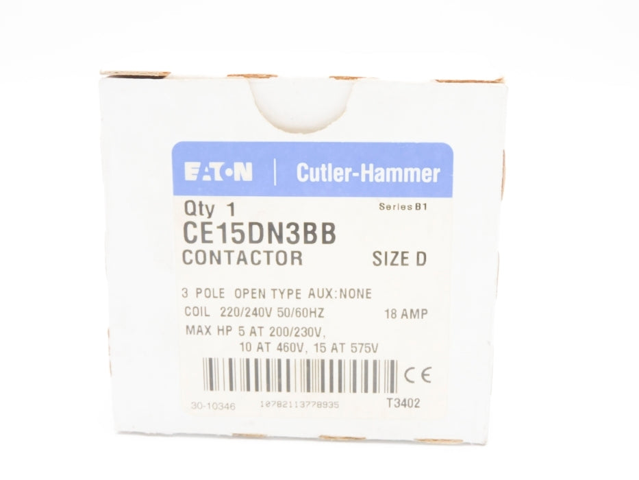 EATON CE15DN3BB SER. B1 220/240V (AS PICTURED) NSMP