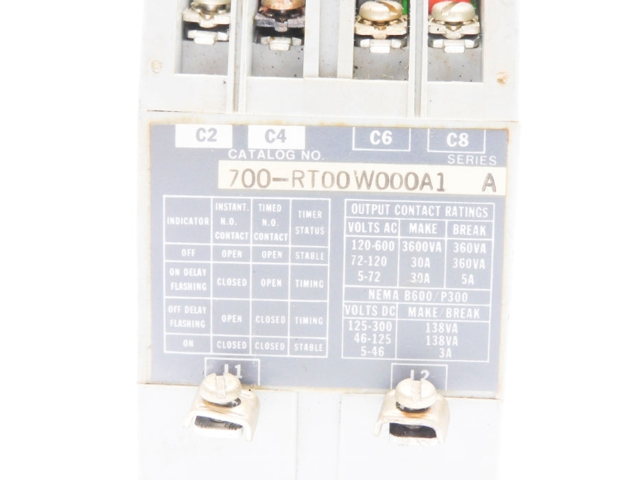 INDUSTRIAL SPARE PART 700-RT00W000A1 SER. A .2-8SEC UNMP