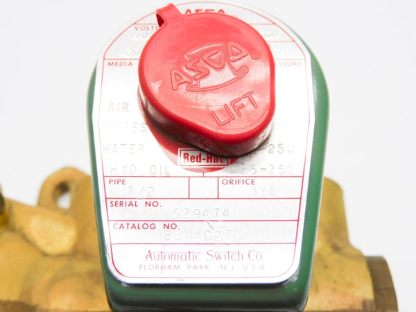 ASCO 8344C27 110/120V 25-250PSI 1/2" NSNP