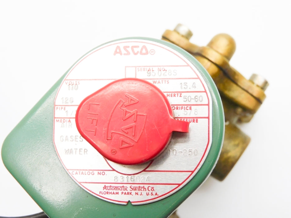 ASCO 8316B24 110/120V 10-250PSI 1/2" NSNP