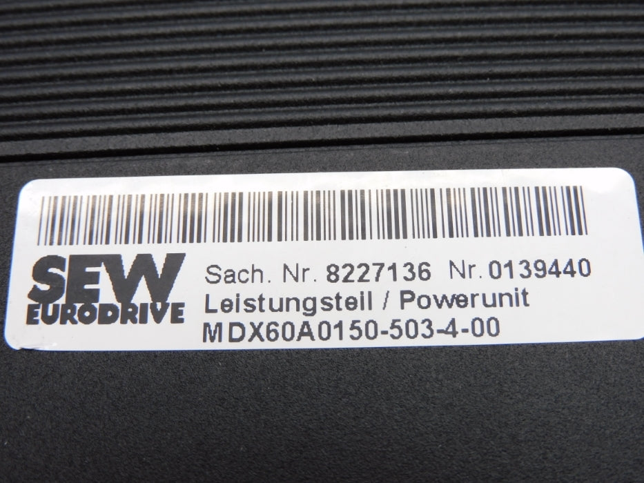 SEW EURODRIVE MCS41A0150-503-4-0T 8275483 UNMP