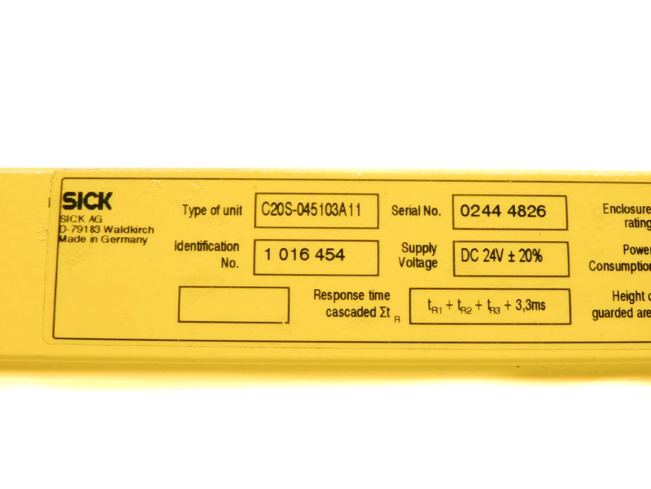 SICK C20S-045103A11 1016454 NSNP
