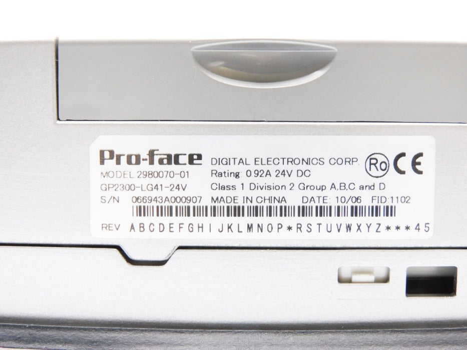 PRO-FACE GP2300-LG41-24V 2980070-01 NSMP