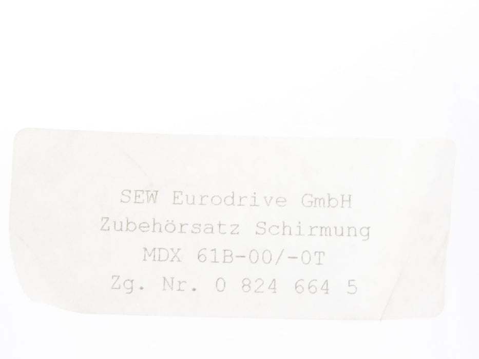 SEW MDX61B-00/-0T 08246645.10 NSMP