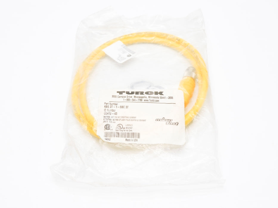 TURCK KBE3T-1-SBE3T U2412-43 NSMP
