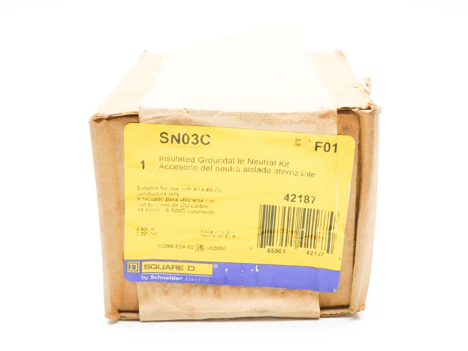 SQUARE D SN03C SER. F01 (AS PICTURED) NSFS