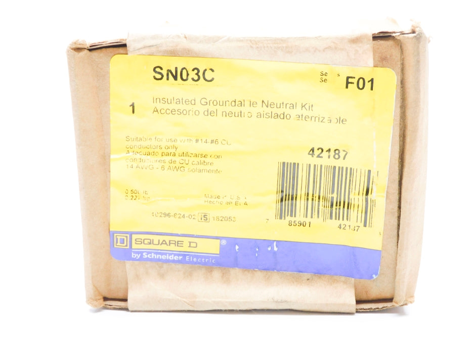 SQUARE D SN03C SER. F01 (AS PICTURED) NSFS