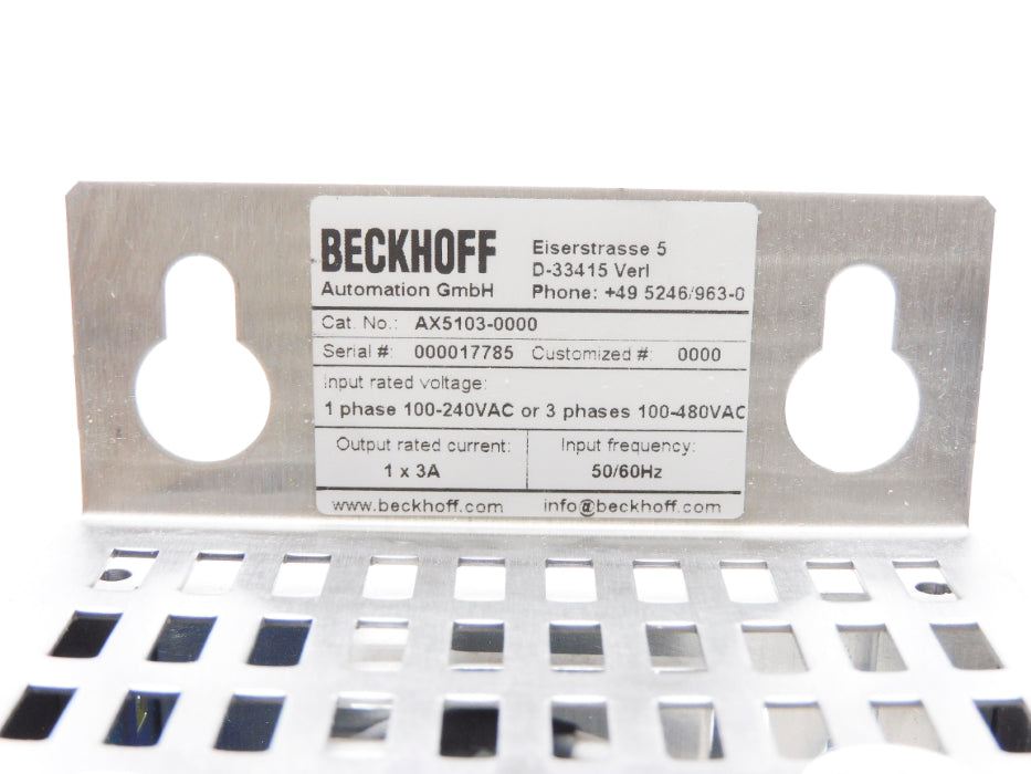 BECKHOFF AX5103-0000 NUPI