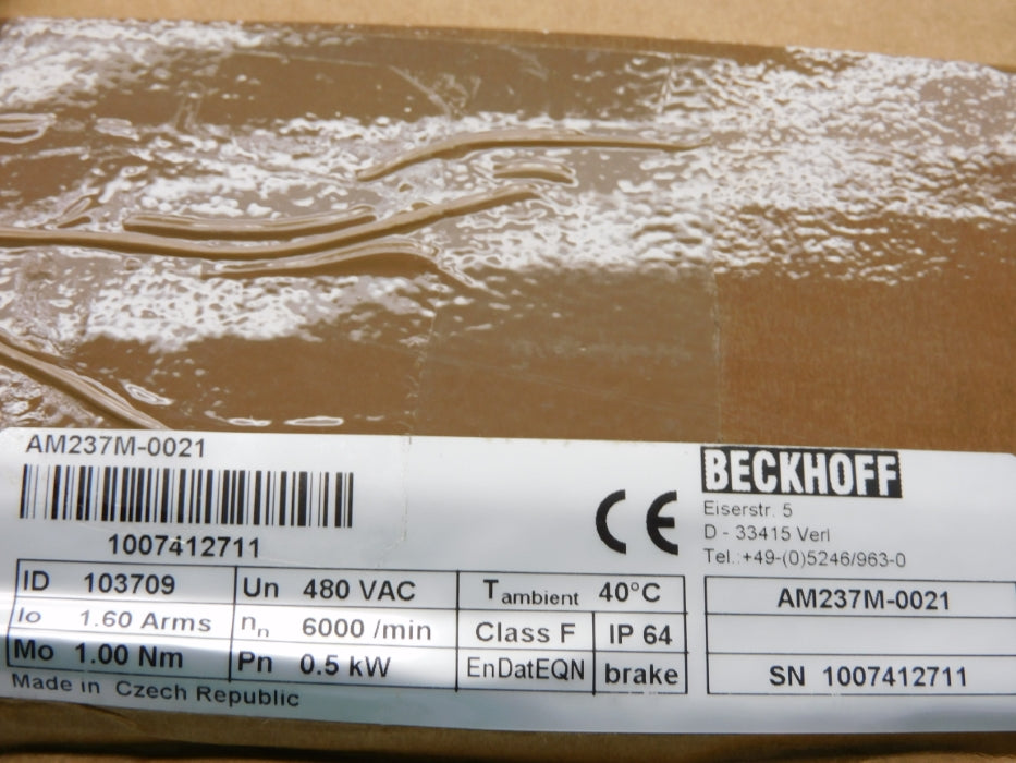 BECKHOFF AM237M-0021 (AS PICTURED) NSMP