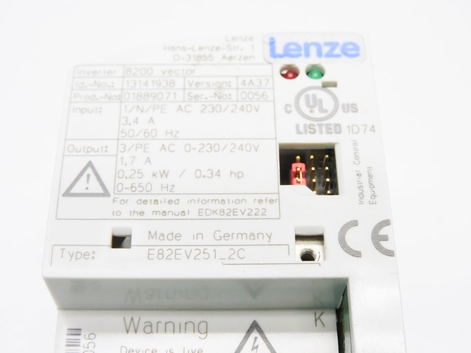 LENZE E82EV251K2C REMAN