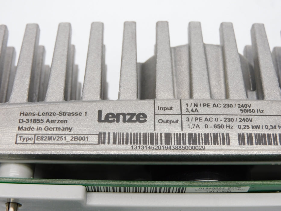 LENZE E82MV251-2B001 (AS PICTURED) NSMP