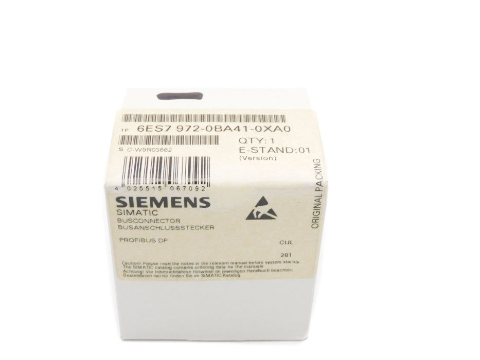 SIEMENS 6ES7972-0BA41-0XA0 NSFS