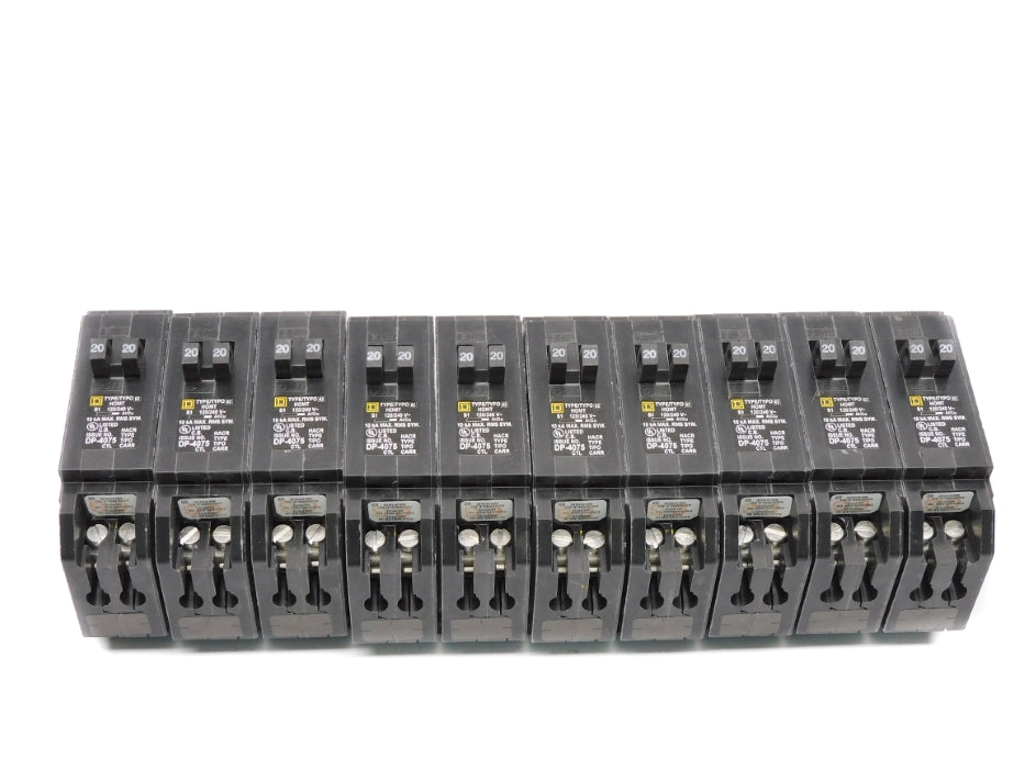 SQUARE D HOMT2020CP 20A 120/240V (PKG OF 10) NSMP