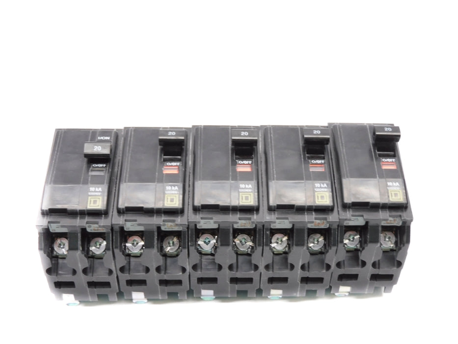 SQUARE D QO220 20A 120/240V (PKG OF 5) NSMP