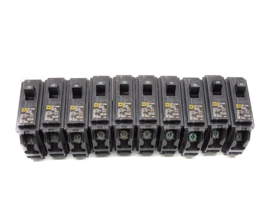 SQUARE D HOM120CP 20A 120/240V (PKG OF 10) NSMP