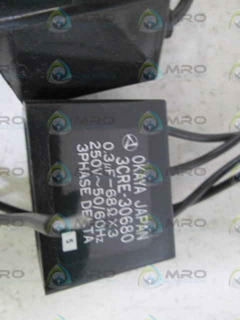 OKAYA RESISTOR CAPACITOR 3CRE-30680 *NEW NO BOX *