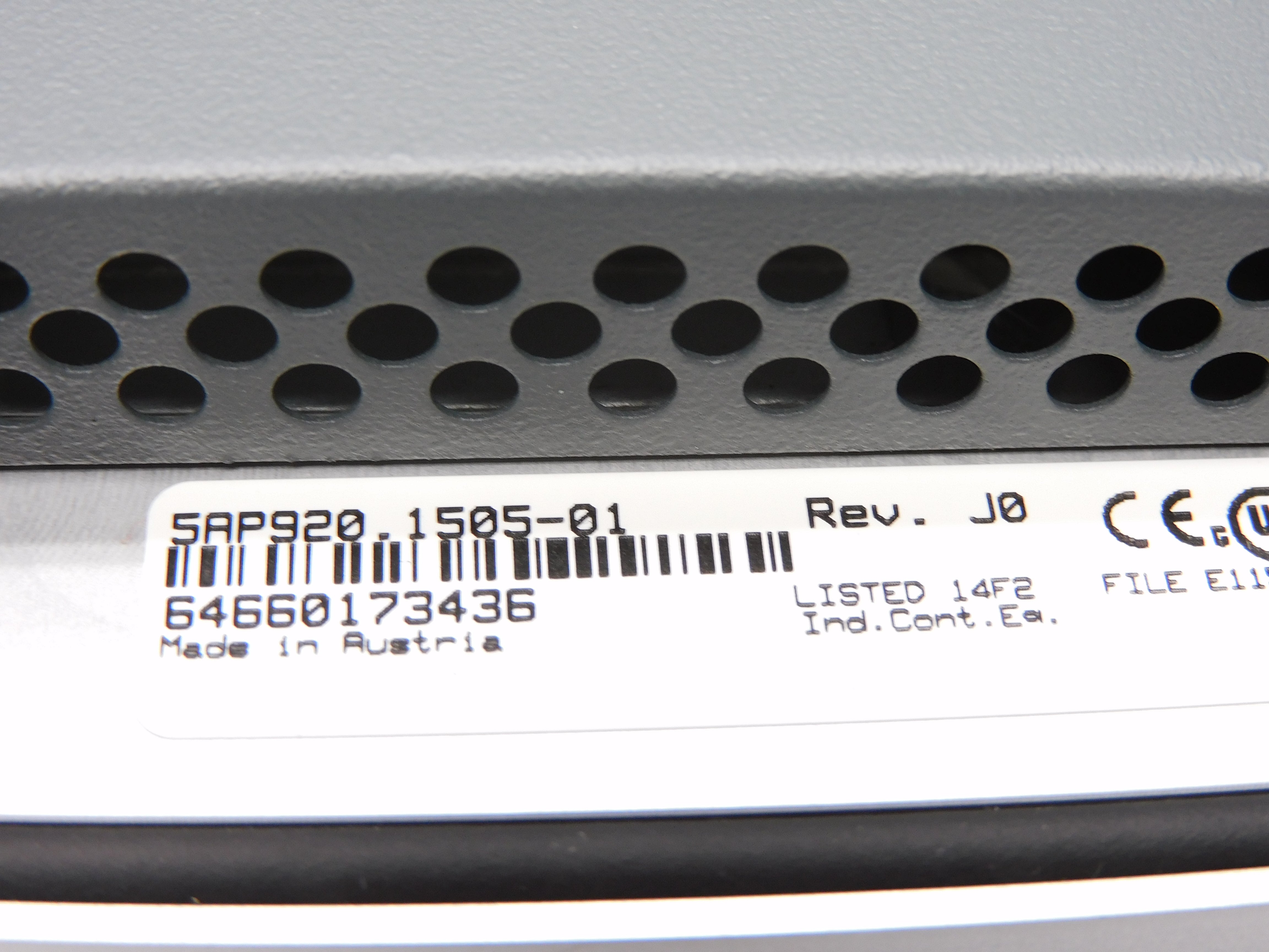 BR AUTOMATION 5AP920.1505-01 REMAN