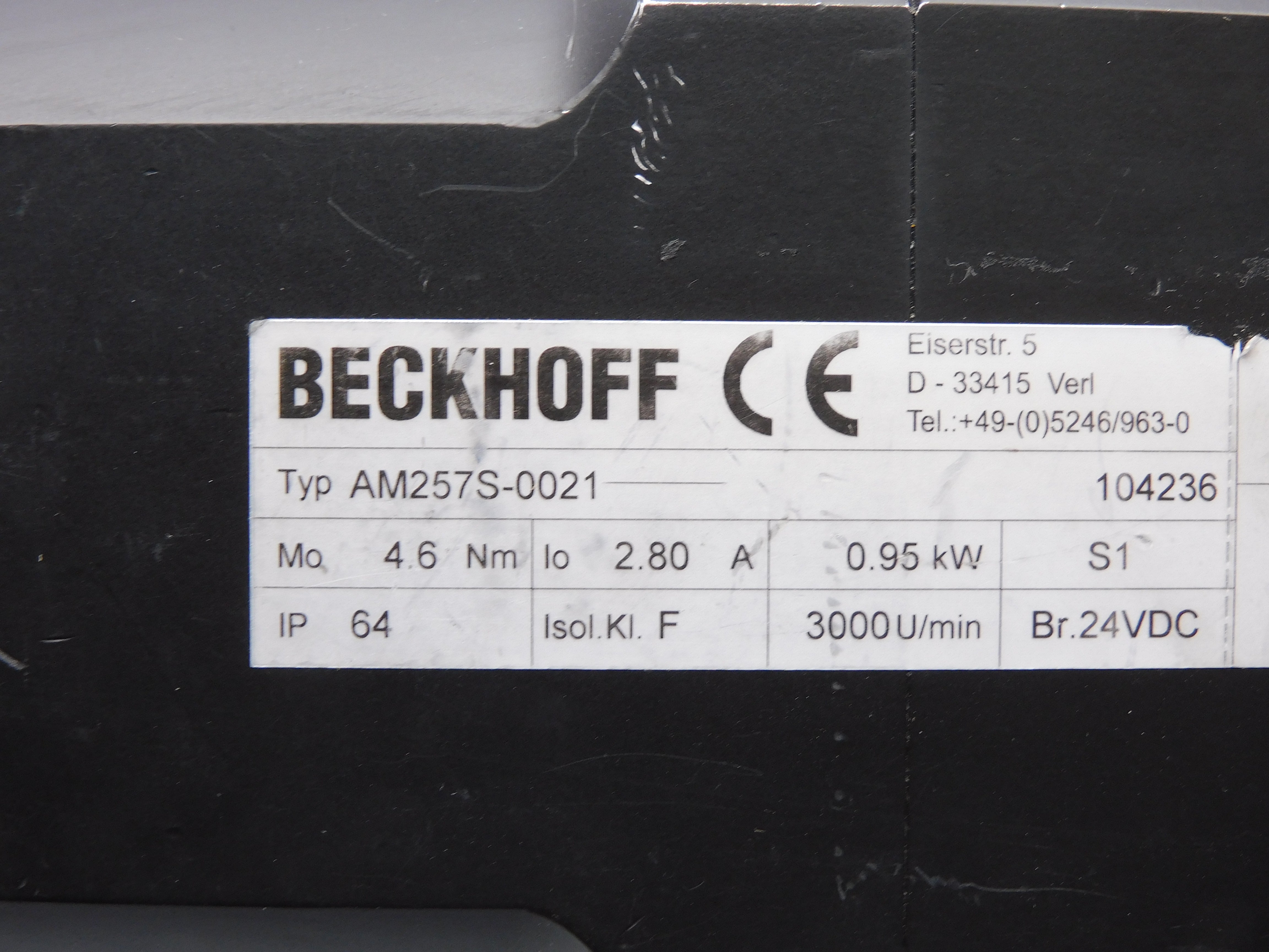BECKHOFF AM257S-0021 NUPI
