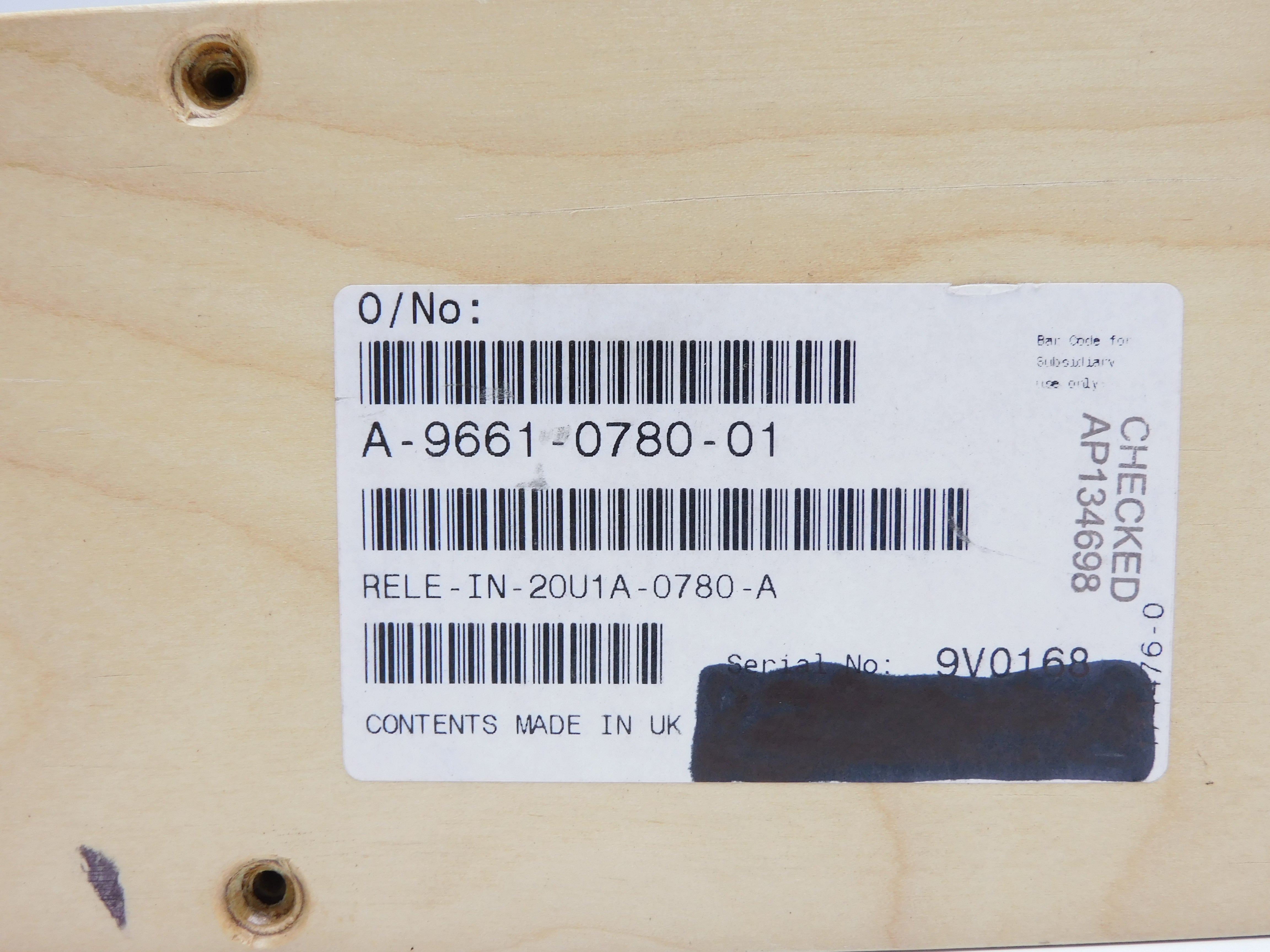RENISHAW RELE-IN-20U1A-0780-A NSMP