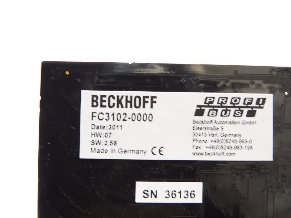 BECKHOFF FC3102-0000 NSMP