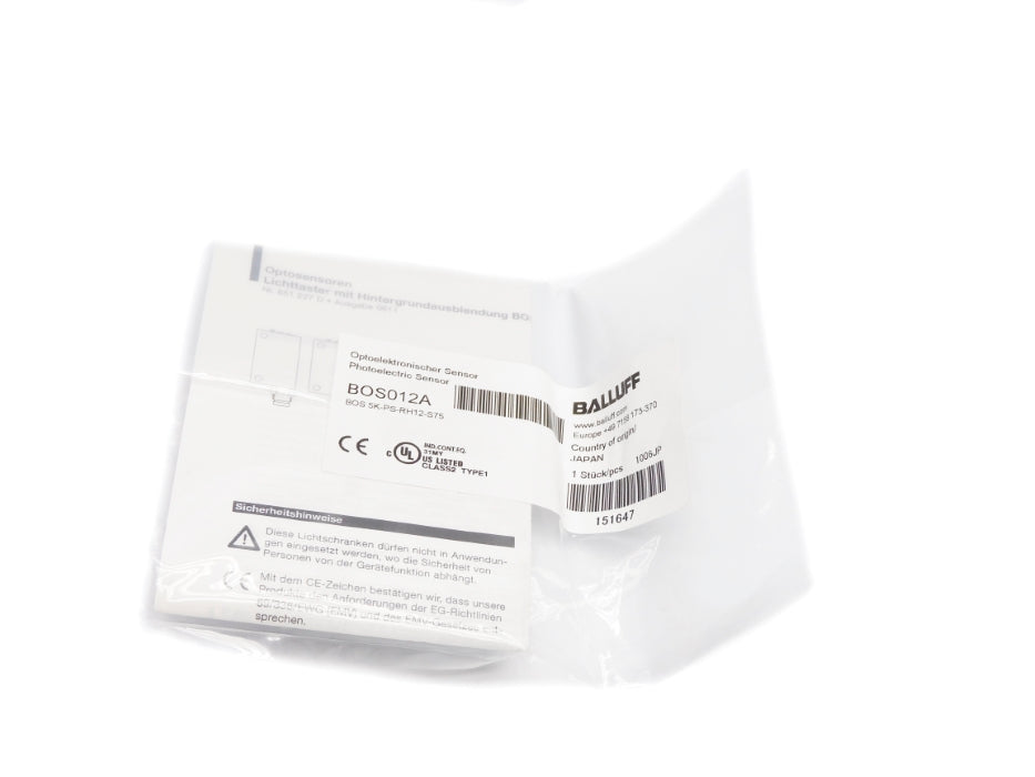 BALLUFF BOS5K-PS-RH12-S75 BOS012A NSMP