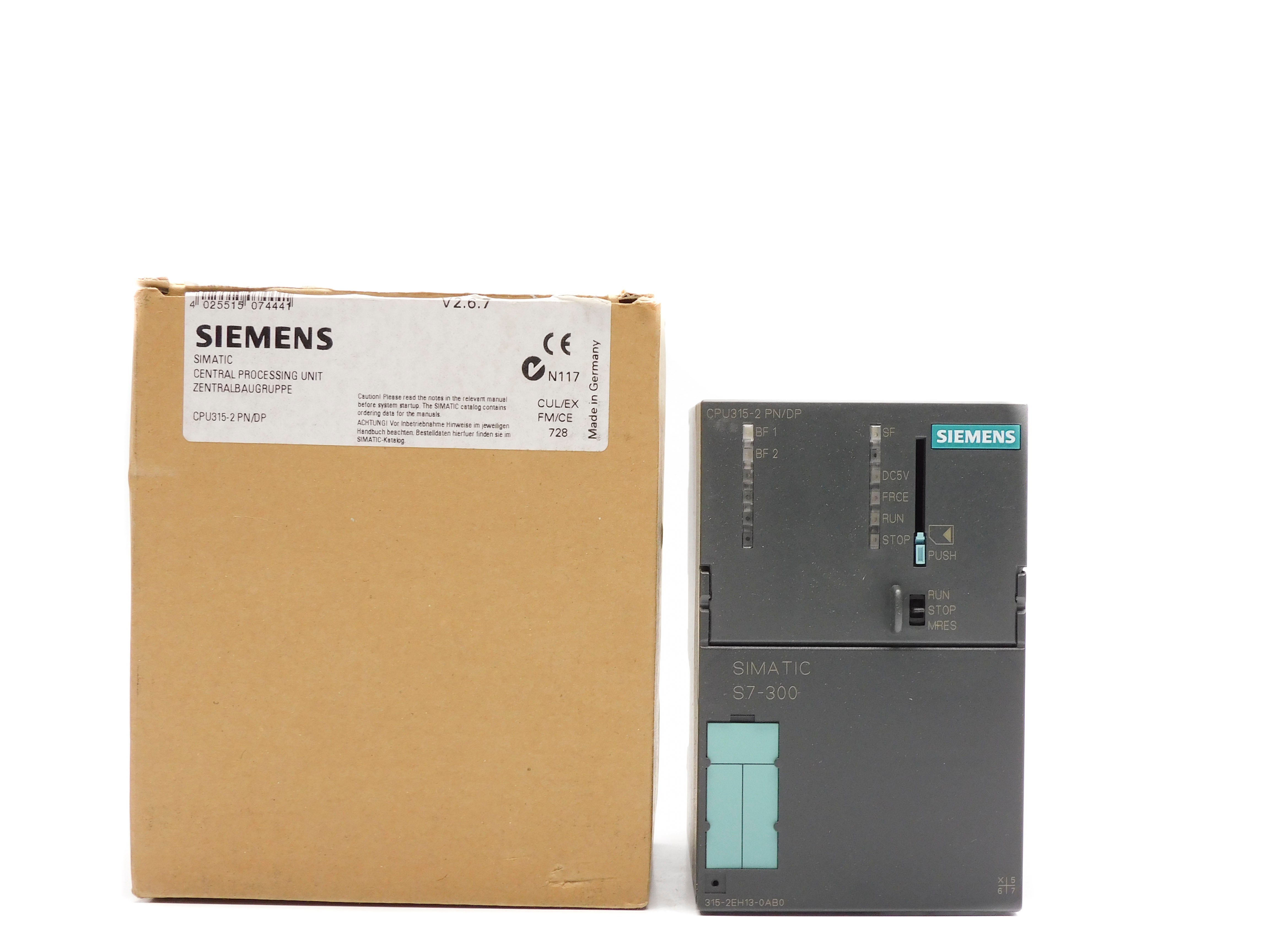 SIEMENS 6ES7315-2EH13-0AB0 NSMP