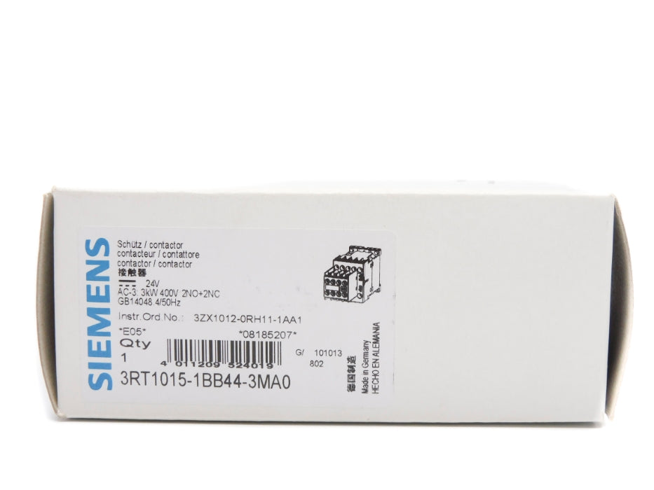 SIEMENS 3RT1015-1BB44-3MA0 24VDC NSMP