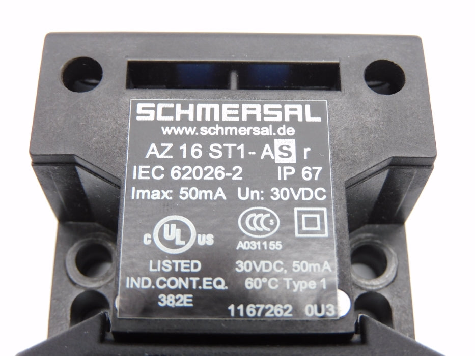 SCHMERSAL AZ16ST1-ASR 30VDC (NO KEY) UNMP