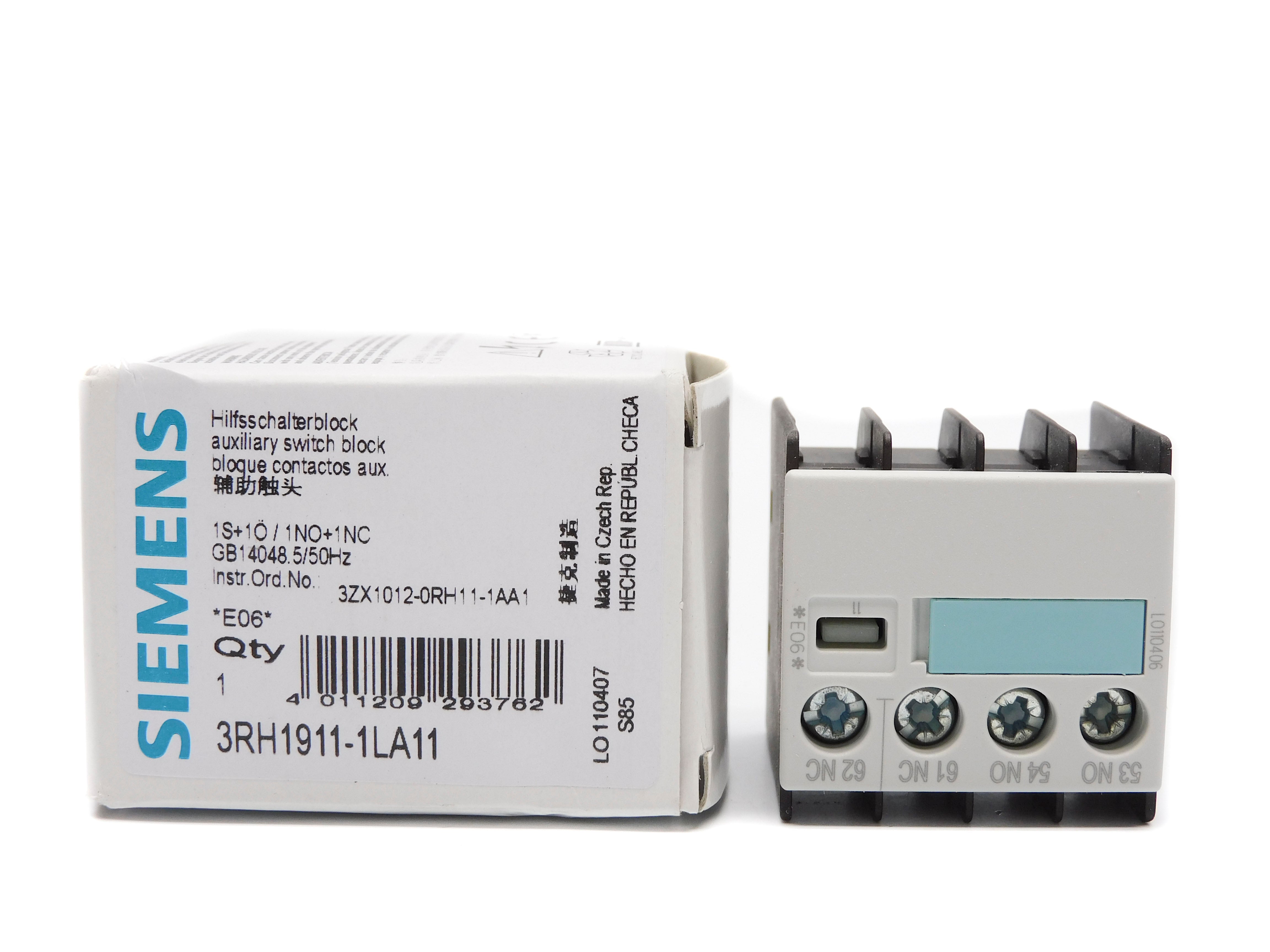 SIEMENS 3RH1911-1LA11 NSMP