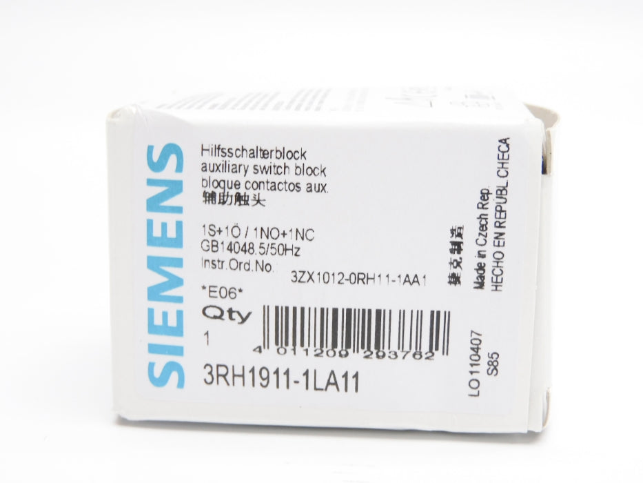 SIEMENS 3RH1911-1LA11 NSMP