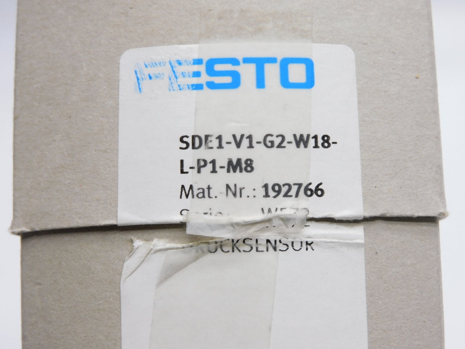 FESTO SDE1-V1-G2-W18-L-P1-M8 192766 SER. W572 NSMP