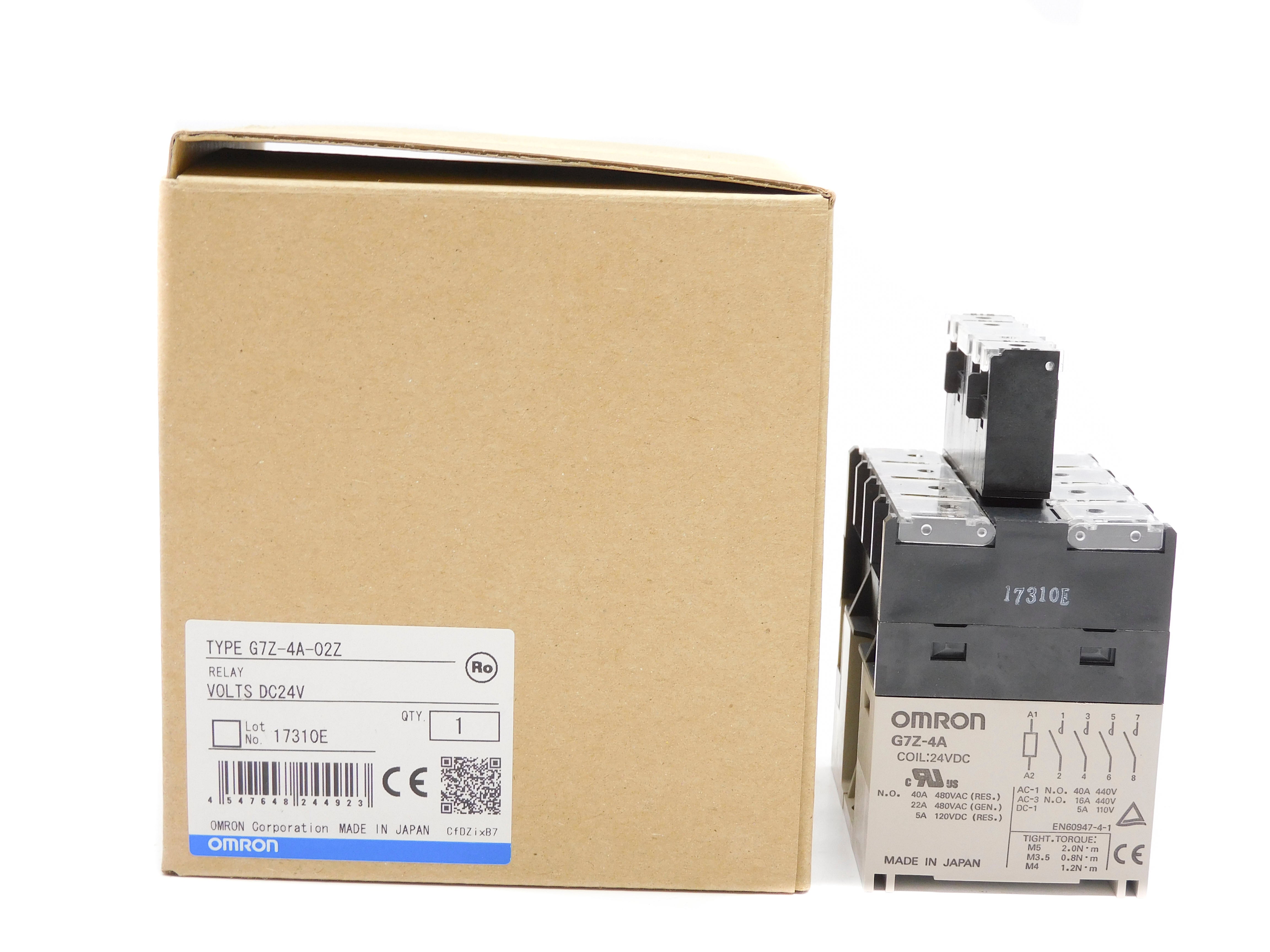 OMRON G7Z-4A-02Z 24VDC 40A NSMP