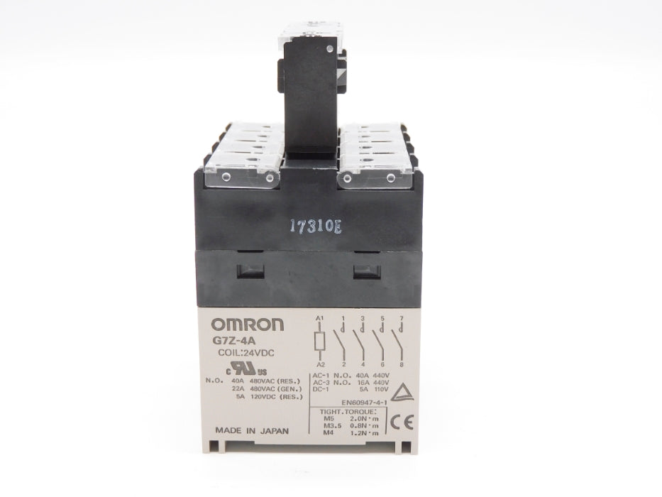 OMRON G7Z-4A-02Z 24VDC 40A NSMP