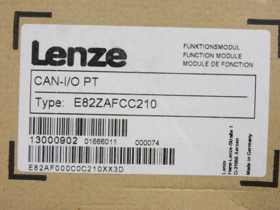 LENZE E82ZAFCC210 13000902 NSMP