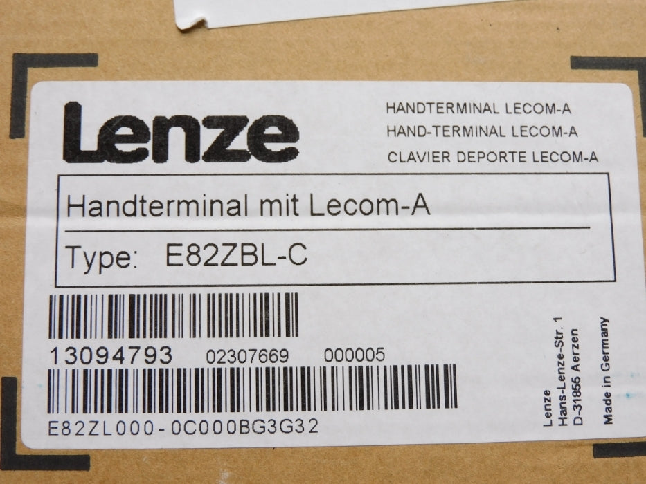 LENZE E82ZBL-C 13094793 NSMP