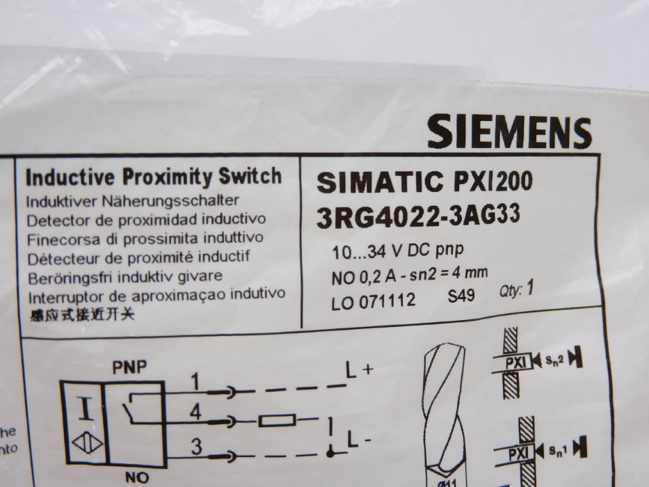 SIEMENS 3RG4022-3AG33 NSMP