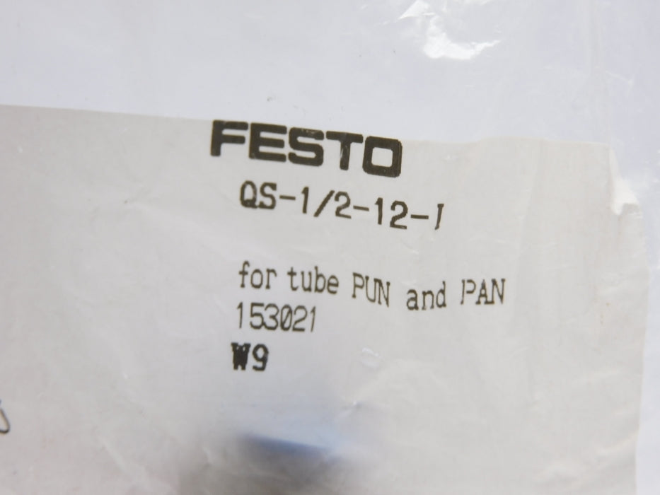 FESTO QS-1/2-12-I 153021 SER. W9 NSMP