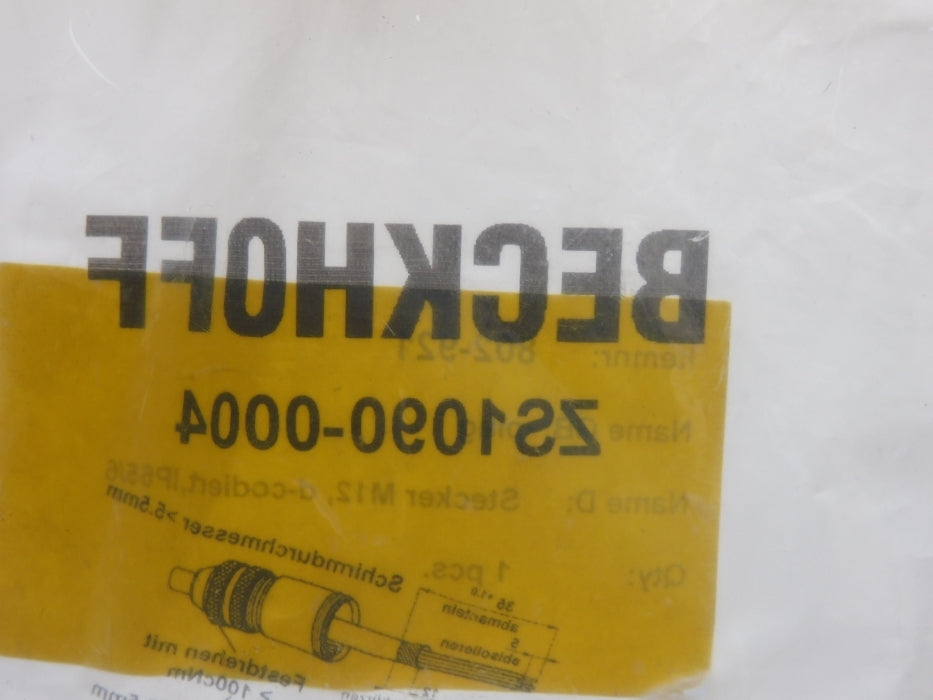 BECKHOFF ZS1090-0004 NSMP