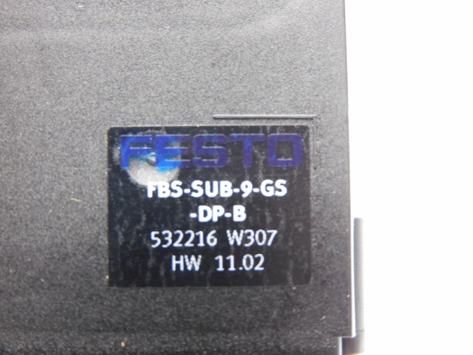 FESTO FBS-SUB-9-GS-DP-B 532216 SER. W307 NSNP