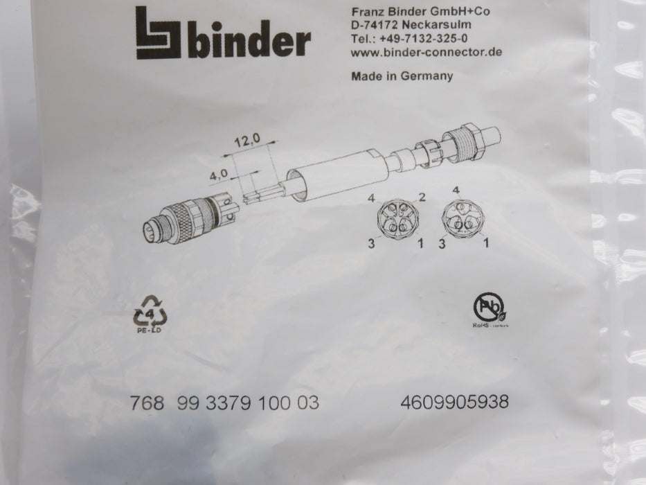BINDER 99337910003 NSMP